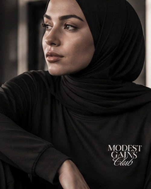 MGC Active Hijab in black