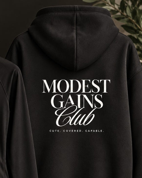 MGC Essential Training Hoodie in black with back print