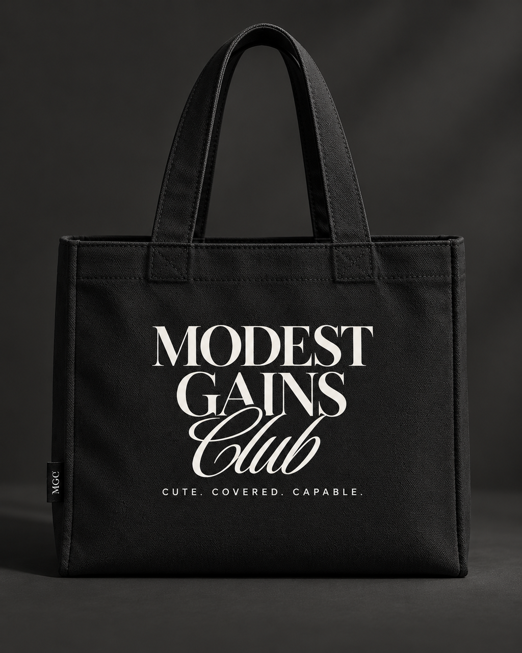 Everyday Canvas Tote — Black