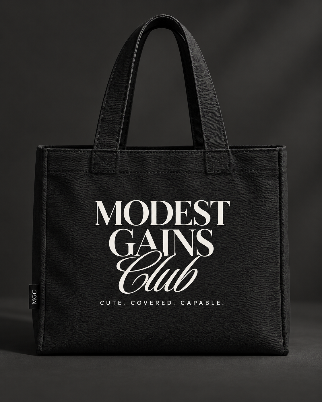 Everyday Canvas Tote — Black